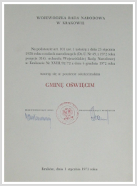 Uchwała Wojewódzkiej Rady Narodowej